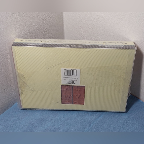 Recollections Rubber Stamp Set  68-Piece Alphabet & Numbers - Picture 9 of 10